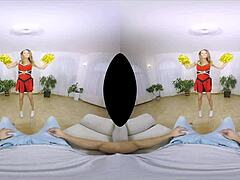 Real Cheerleaders in Virtual Reality Porn