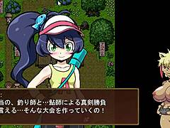 【川のヌキ釣り実況プレイ03】クリア後の鮎祭りに参加する！