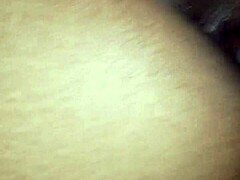 indian babe shows off ebony creampie action