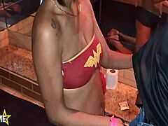 Latina Brunette In Lingerie Faces Will's Huge Cock For Intense Blowjob