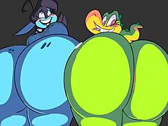 Fat ass and furry yiff compilation