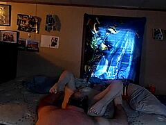 wife's first time licking ass and pussy