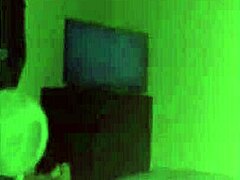 Blonde teen slut giving sloppy blowjob to lucky guy