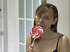 Lolly's dirty talk is the best while she suck.