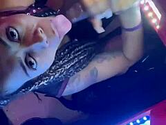 Ebonies party at dmv gloryhole with monster cocks