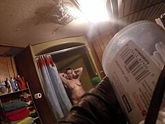 shower time with ronda, enjoying the water