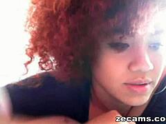 Hey, this young babe with natural tits is toying her tight pussy.