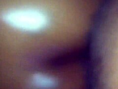 Ebony Babe Takes Monster Cock Anal