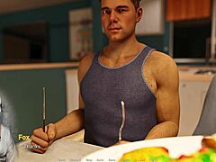 I got corrupted by this busty milf in the game, oh no!