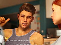 I got corrupted by this busty milf in the game, oh no!