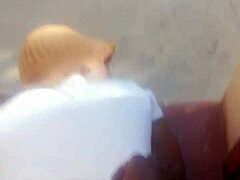 Having sex near the door for fresh air