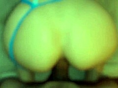 What a piece of cock you have, look how it enters my ass.