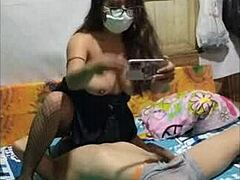 Stepsister Climbs Chest Removes Panties Sucks Penis Licks Vagina Reaches Intense Orgasms