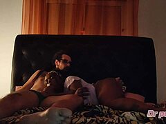 Ebony Roommate Invites For Movie But Craves Big Cock Deeply