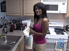 Skinny Asian MILF Delivers Intense Handjob Leading to Explosive Cumshot on Her Skin