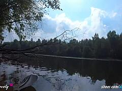 Risky Outdoor Fuck By River Bank With Alisa Lovely!