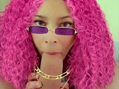 Real thick cock blowjob with snapchat filter in amateur web chat