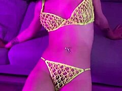 I lov this hot girl's passionate striptease