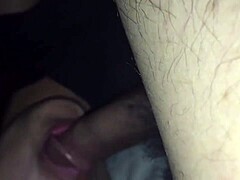 Girlfriend eagerly sucks her friend's hard cock in high definition homemade action!
