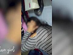 Petite Latina Teen Zorrita Fucks Perverted Old Man in Bathroom While Parents Away