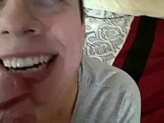 Sexy Latina Brunette Deepthroats Cock in Amateur Couple Video