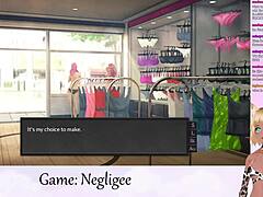 Vtuber Lewdneko Plays In Negligee Part 6: Lesbian Oral With Big Tits And Lingerie