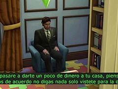 Karen pays her debt with threesome