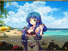 Anime hentai princess dreams of heaven and earth in swimsuit
