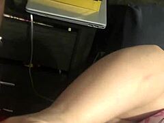 BBW Dezzy deepthroats monster cock intensely