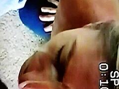 This huge milf is loving her facial cumshot, right?