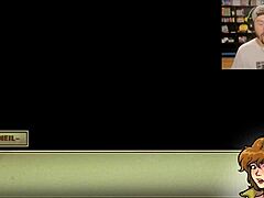 blonde tattooed girl cums from fingering in hotel