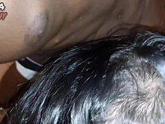 Amateur couple gets caught on camera in a motel room