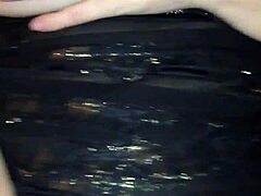 Sexy milf teases in see-through yellow panties. She masturbates to intense orgasm.