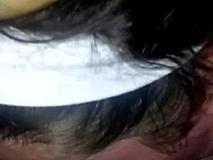 ashton paige isaacs gives amateur blowjob ending in cumshot