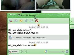negro anaconda jerks off with prostitute on webcam, gives her cum and she cums asking for more