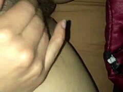 Intense masturbation that contrasts solo pleasure with hidden desires