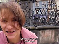 parkourist twink, broke and desperate, seizes a hotel blowjob deal for quick cash