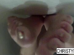 makeup room bath bts with christy mack, it's so relaxing and fun