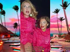 Horny milfs Sugarnadya and Nataligreen share a steamy night of passion
