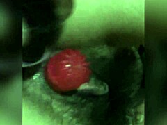 What A Hot Morenita With Double Stimulation!