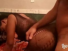 In the kitchen, wild action started with Myllena Rios