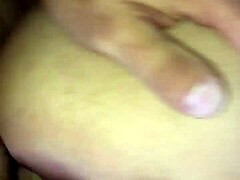 A stranger bends her over on the sofa for rough bareback doggystyle fucking