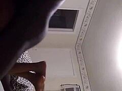 Ebony wife and husband dive into raw action