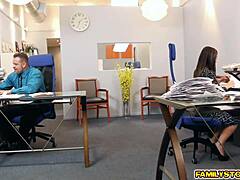 Bambi Brooks casually shares a steamy blowjob with her dad