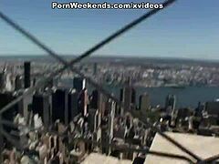 Exciting airport sex scene in a movie