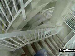 spicy latina teen blows in mall parking lot