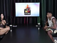 Will Mastro Explores His Fetish, Tied Up Watching Two Women in Sheer Red Lingerie