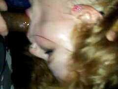 busty ginger craves sucking thick black cock tonight