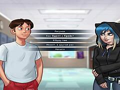 Summertimesaga Features Sexy Anime Drawing in Episode 4 Scene 28