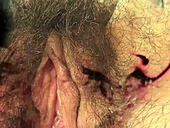 Hey, check this vintage taboo pussy bent over outdoors